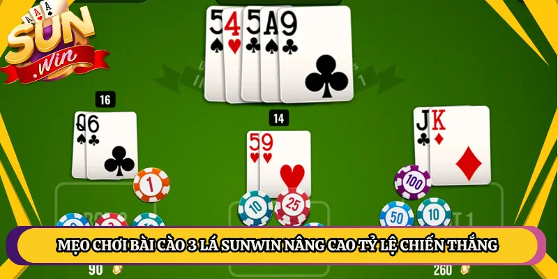 Mẹo Chơi Bài Cào 3 Lá Sunwin Nâng Cao Tỷ Lệ Chiến Thắng